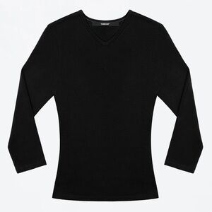 Tank Air Women's Black Eternal V-Neck 3/4 Sleeve Tee